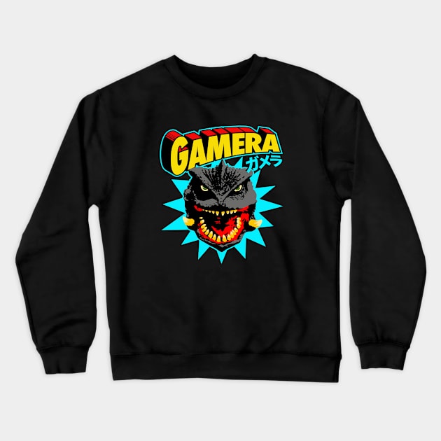 GAMERA BLAST Crewneck Sweatshirt by KERZILLA